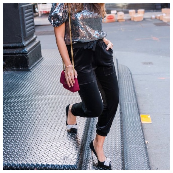 ShopEvelynne Pants - ✨LAST ONES✨Solid Velour Drawstring Jogger Pants